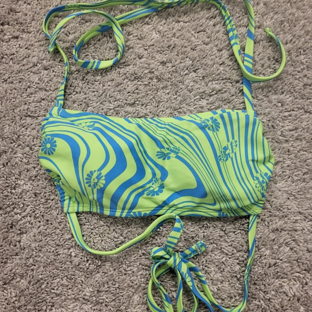 Tube top swim top